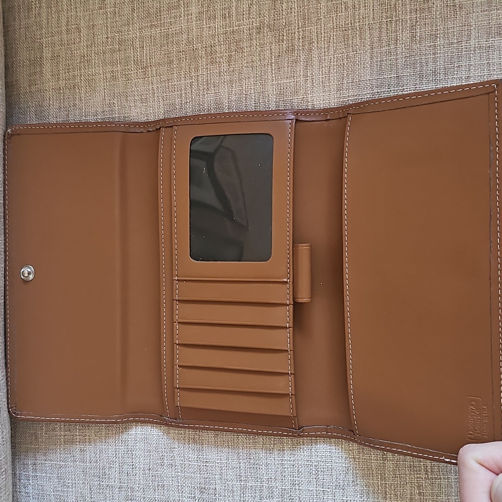 Dooney & Bourke Panama Collection Tri-fold Snap Wallet - Picture 6 of 8